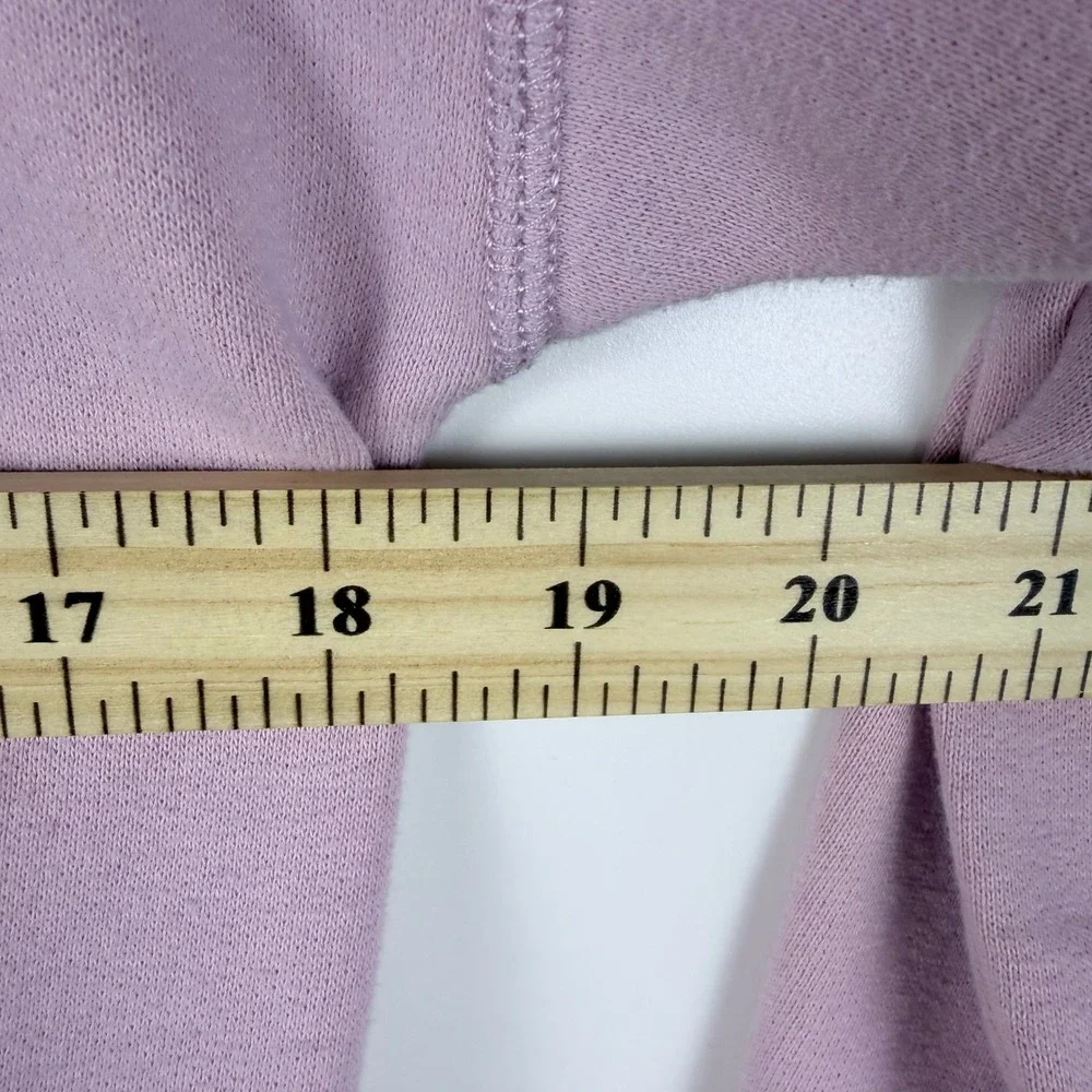 Y2K Preppy Spellout Embroidered Hoodie Abercrombie Kids Pink Girls 15/16